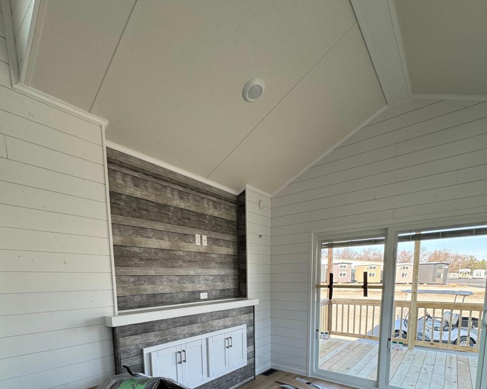 MAIN WALL - UPGRAGE - WHITE PINE TONGUE & GROOVE KIT (living room & kitchen only 