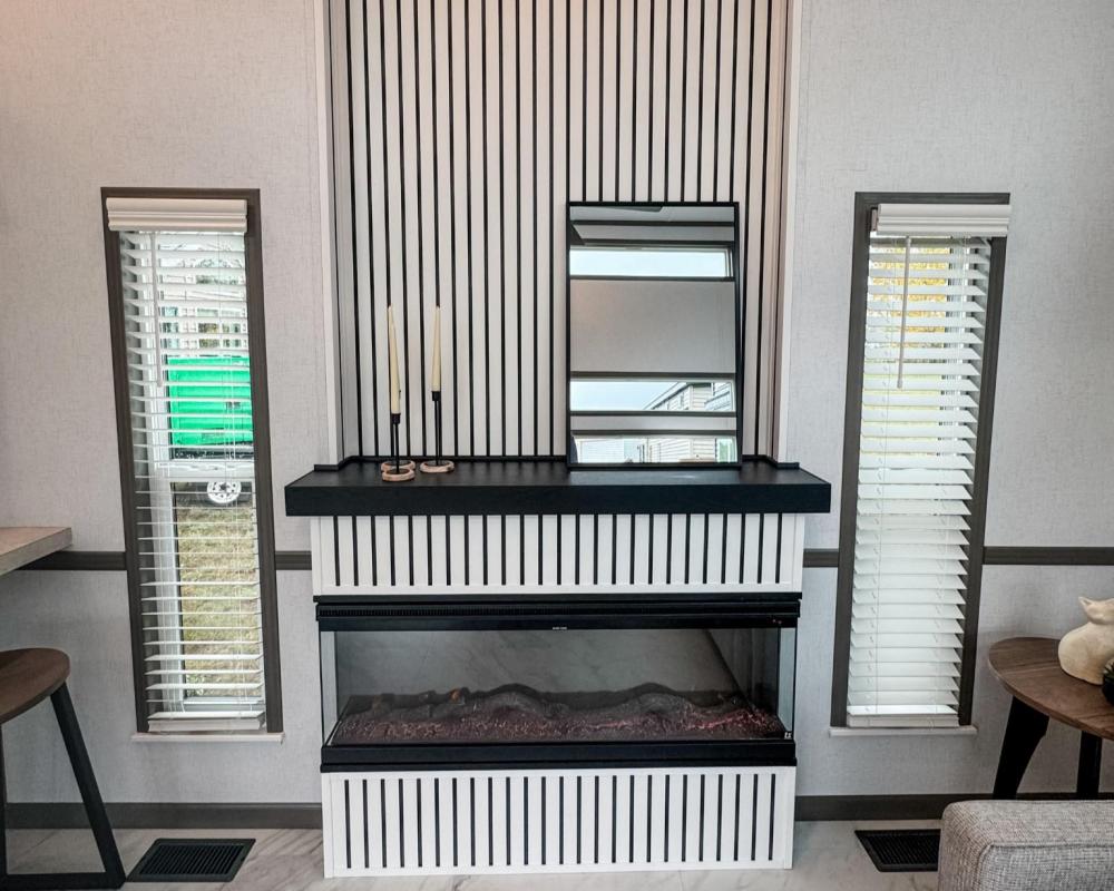 ACCENT WALL - UPGRADE - Slated White