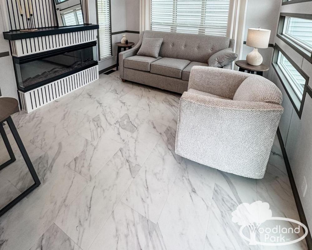 FLOORING - STANDARD - WHITE CARRARA