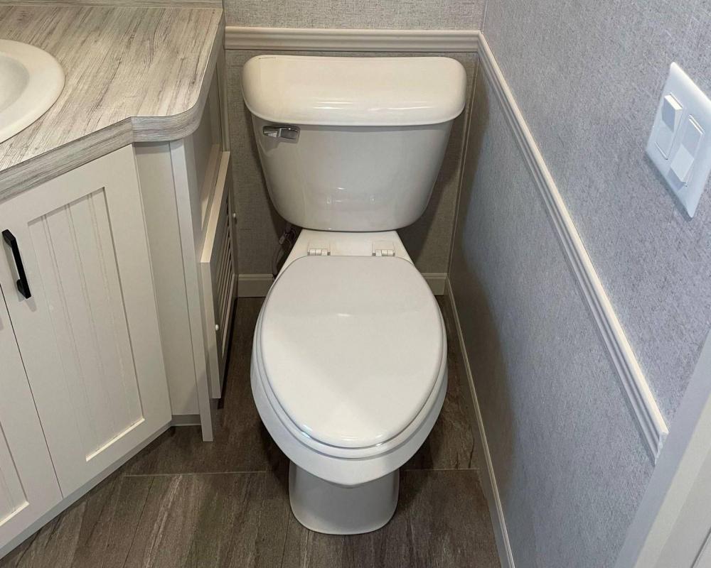 OPTIONAL - Elongated, Sweatless Toilet