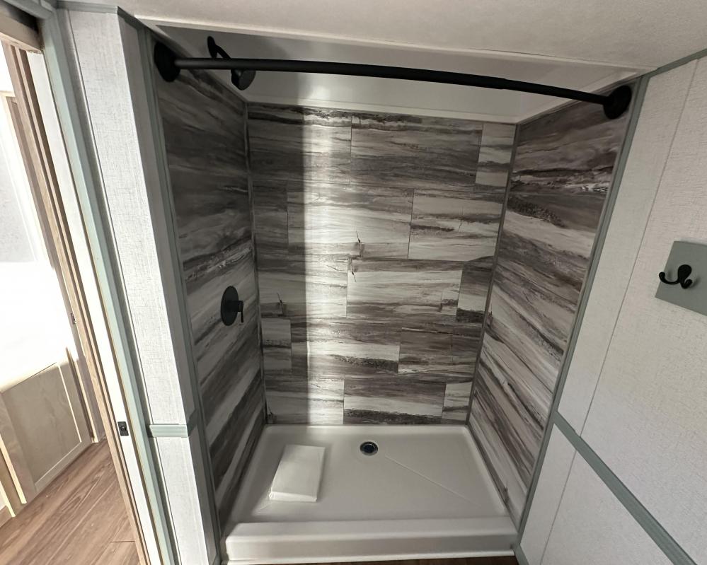 OPTIONAL - SHOWER PAN with UPGRADED WALL- GRANITE