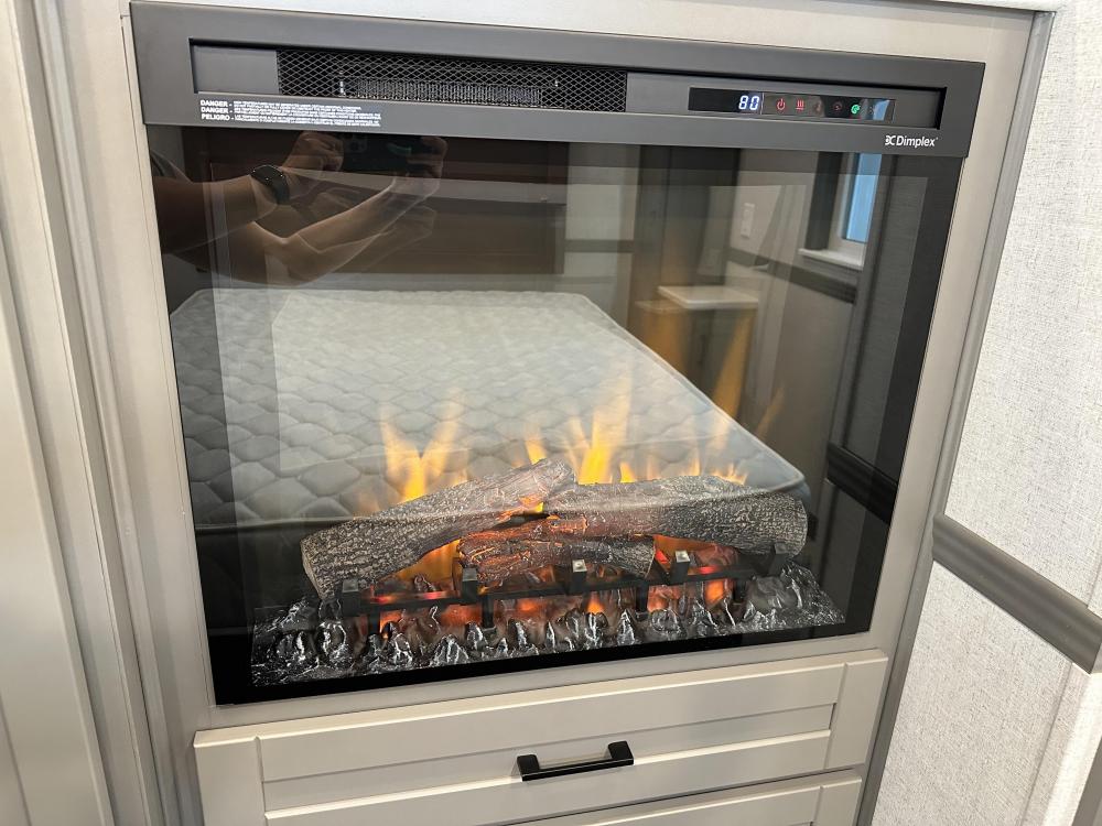 OPTIONAL - Fireplace with Remote - Shown in Master Bedroom