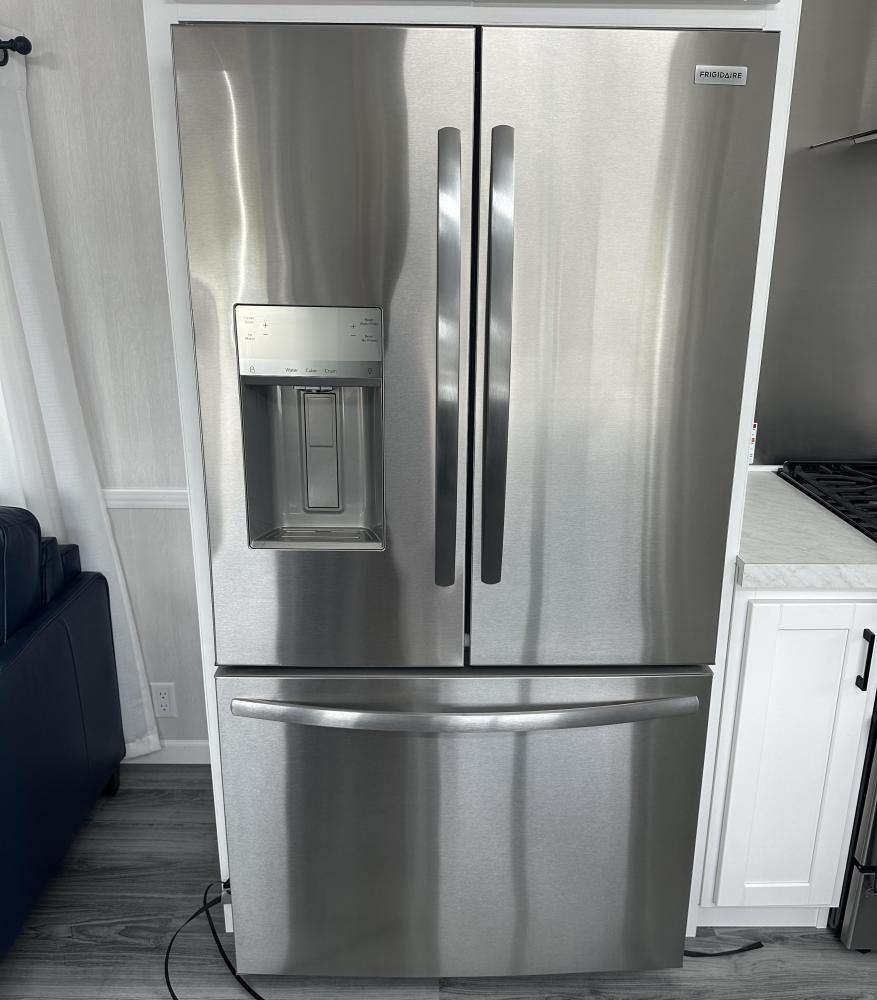 OPTIONAL - Double Door Stainless, Bottom Freezer Refrigerator