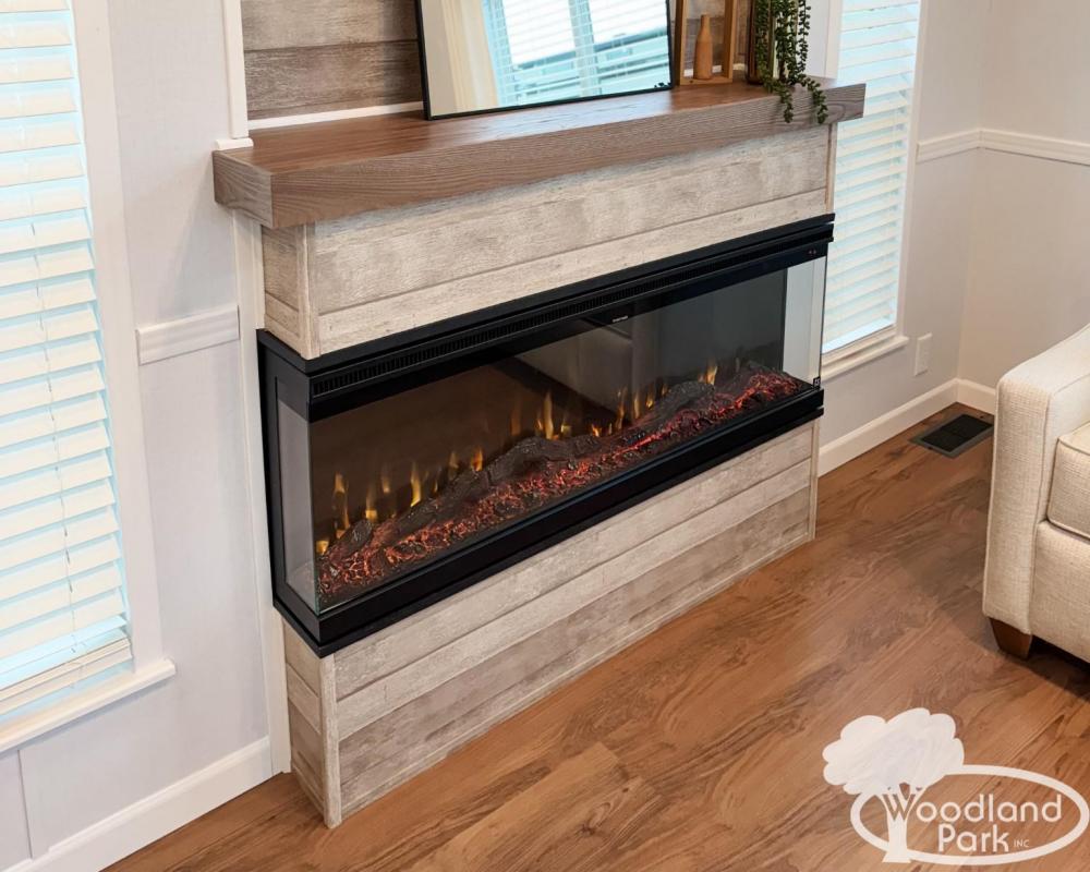 STANDARD FIREPLACE - 3 Sided -  Per Floorplan