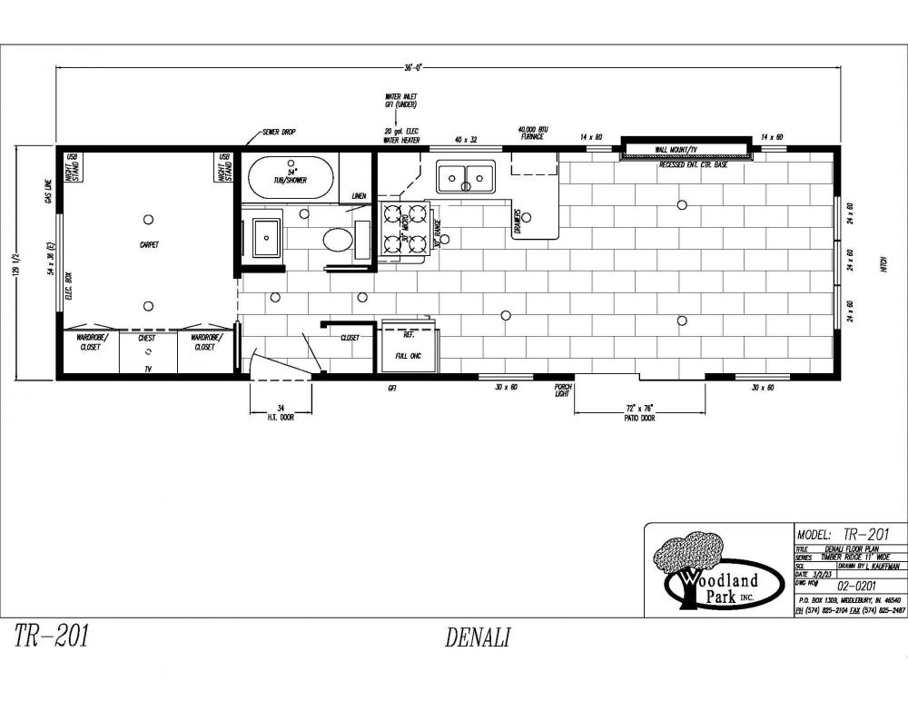   TR-201 DENALI (Non-Loft)