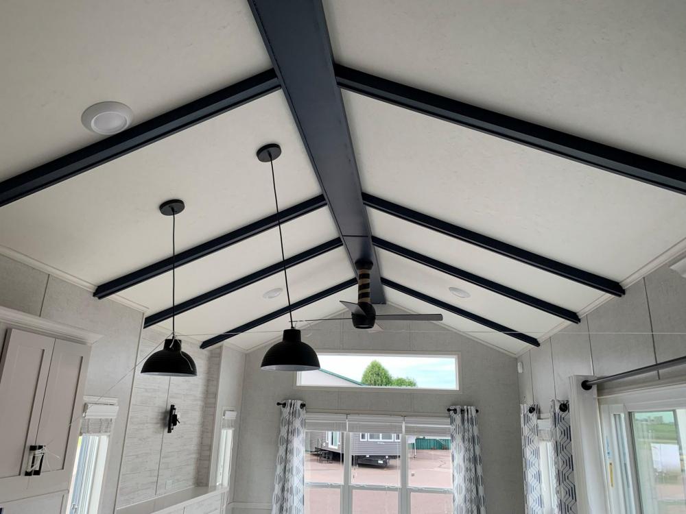 BEAM CEILING - in NAVY, Vaulted Ceiling