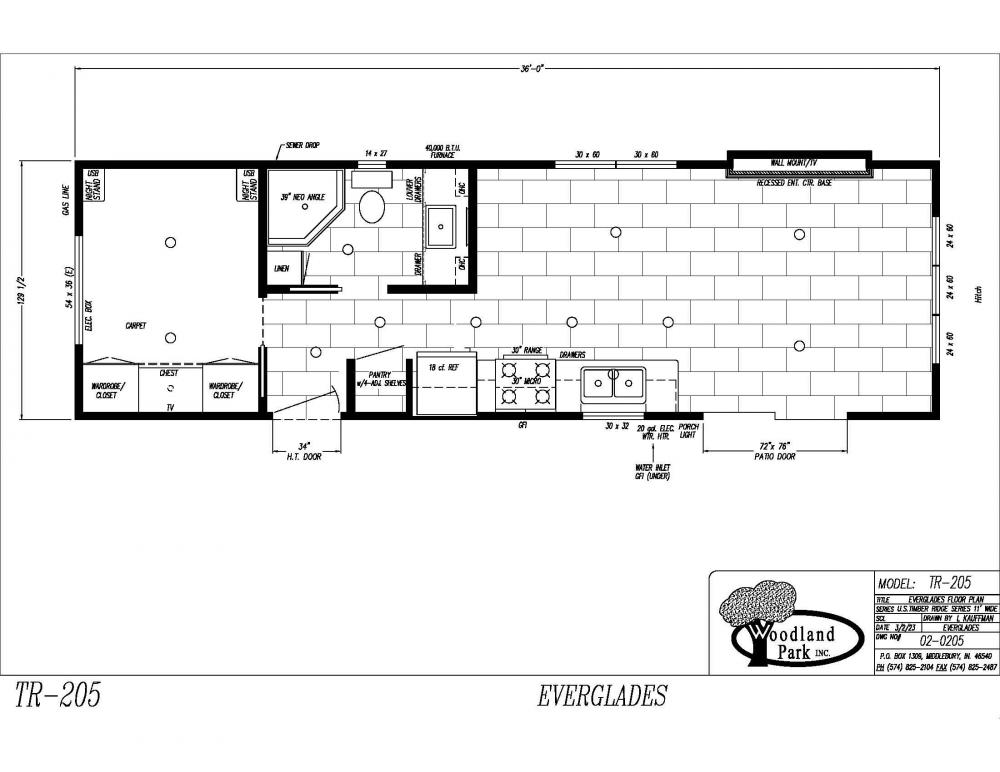   TR-205 EVERGLADES (non-loft)