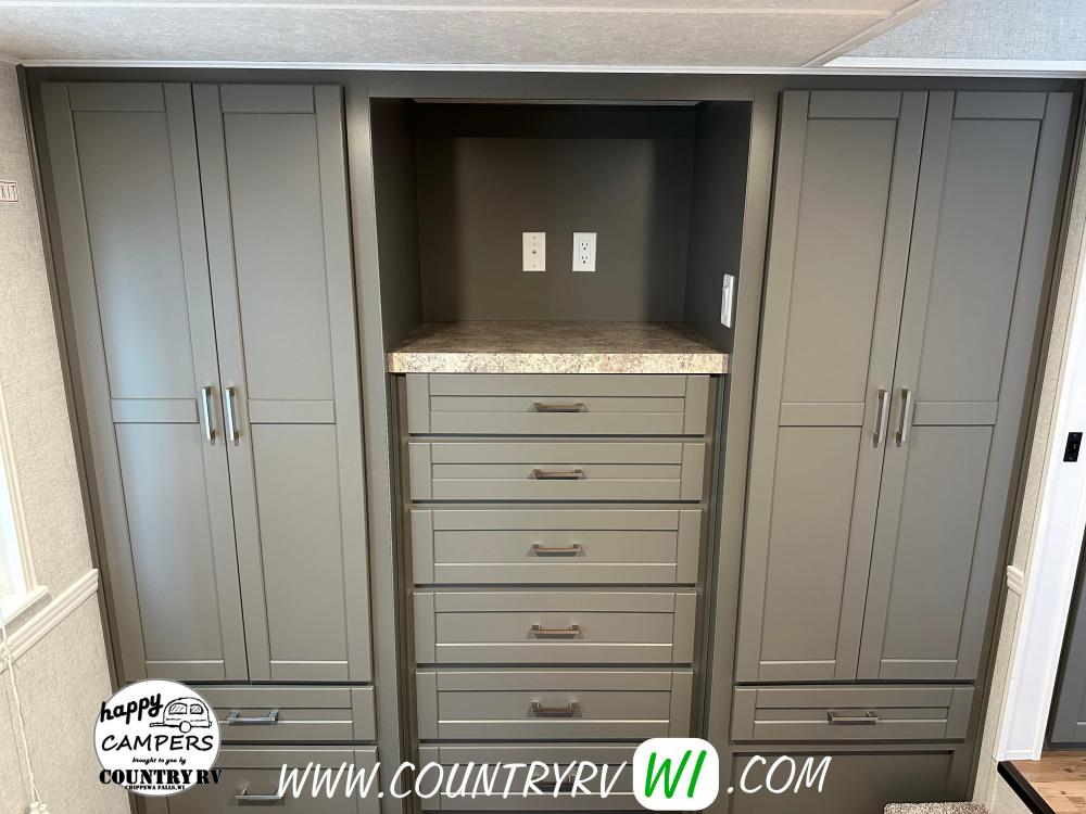 GRAY - Wardrobe - OPTIONAL Nickel Hardware
