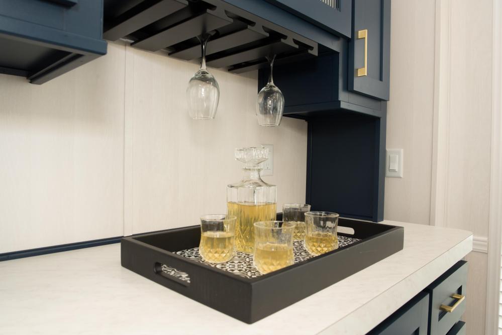 WINE GLASS HOLDER - STANDARD on Hutch