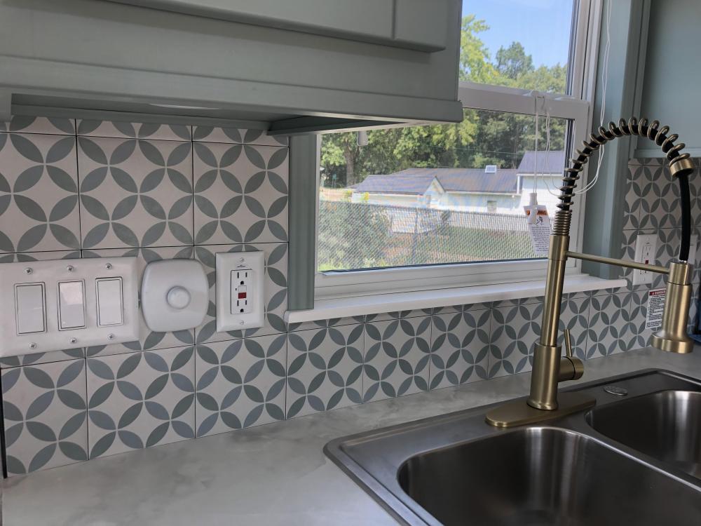 BACKSPLASH - TILE SUBWAY SAGE