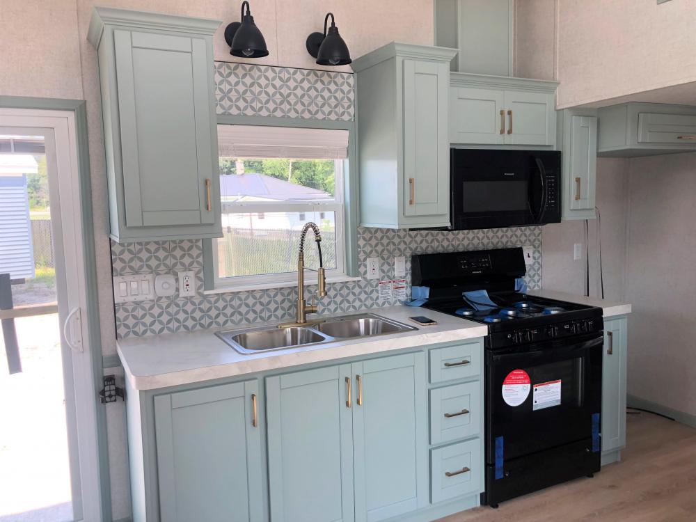 BACKSPLASH - TILE SUBWAY SAGE