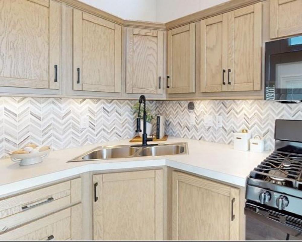 BACKSPLASH - CHEVRON - STONE