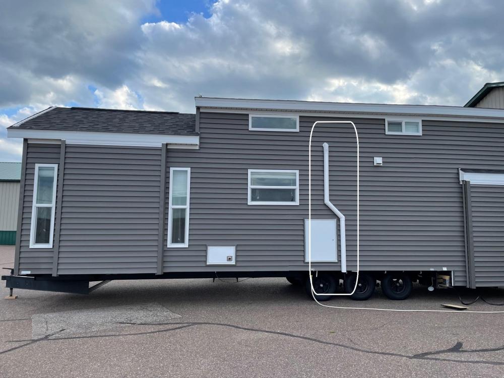 Air Conditioning Lines with Covers Shown 