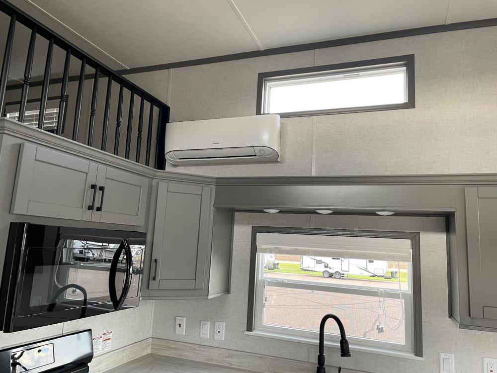 Air Conditioning INTERIOR HEAD mount shown - Loft with added dormer