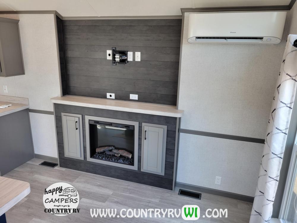 Air Conditioning INTERIOR HEAD mount shown - Non Loft Off Door Side - Front of Entertainment Center